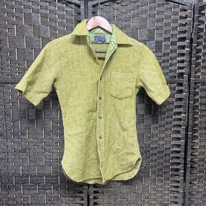 Pendleton Woolen Mills Green Button Up Unisex Shirt Size Small